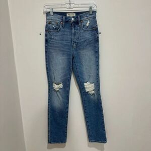Madewell The Perfect Vintage Jean Distressed‎ Size 23